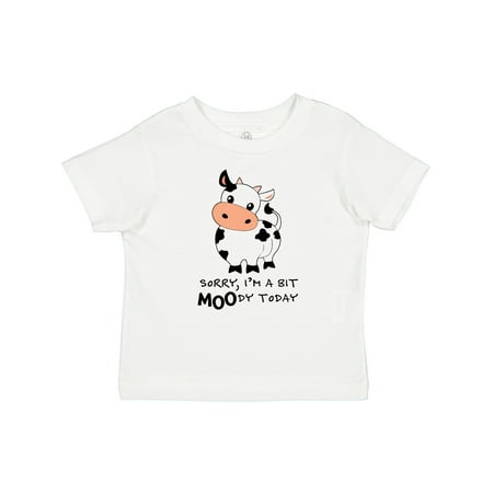 

Inktastic Sorry I m a Bit MOOdy Today Cute Cow Pun Gift Baby Boy or Baby Girl T-Shirt