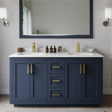 Wyndham Collection Wcf2929-60D-Vca-Mxx Miranda 60" Free Standing Double Basin Vanity Set -