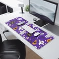 thumbnail image 2 of Long Mouse Pads for Desk,Cute Halloween Icons Pattern Desk Mats on Top Of Desks, Desk Mouse Pad Extra Large with 3mm Non-Slip Base and Stitched Edge for Gaming,Office,Work,Home 31.5"x11.8", 2 of 6