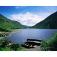 thumbnail image 2 of Doo Lough  Delphi  Co Mayo  Ireland; Boats On The Edge Of A Lake Poster Print, 2 of 2