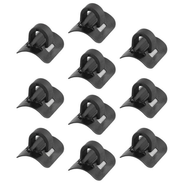 10 Clips Para Cables De Bicicleta Sunnimix Hebilla De Carcasa De Freno Color Negro
