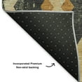 thumbnail image 5 of Addison Rugs Mayfield Premium Machine Washable Transitional Aztec Gold Rectangle Rug, 10' x 14', 5 of 7