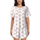 thumbnail image 1 of Balery Rainbow Conjunto de Pijama para Mujer con Estampado, Dos Piezas de Manga Corta y Shorts, Ropa de Dormir Suave con Cuello Redondo y Bolsillos-Small, 1 of 6