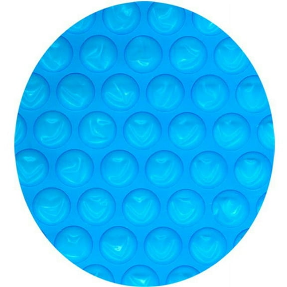 Midwest Canvas 24 ft Heavy Round Above-Ground Pool Cover, Blue