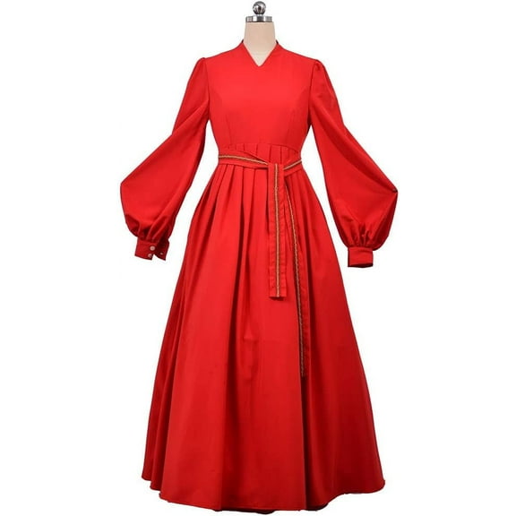 Princess Bride Dress for Women Red Wedding Dress Buttercup Halloween Dress