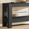 thumbnail image 6 of Tribesigns 62.99" Long Wood Console Table, Farmhouse 2-Tier Entryway Table Sofa Table, 6 of 7