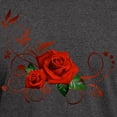 thumbnail image 3 of CafePress - Red Roses Dark T Shirt - Men's Classic Graphic Cotton T-Shirt, 3 of 4