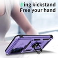 thumbnail image 4 of for Moto G 5G 2022 Case, Slide Camera Cover HD Screen Protector Military Grade Shockproof Ring Holder Kickstand Protective Case for Moto G 5G 2022 (Lavender), 4 of 13