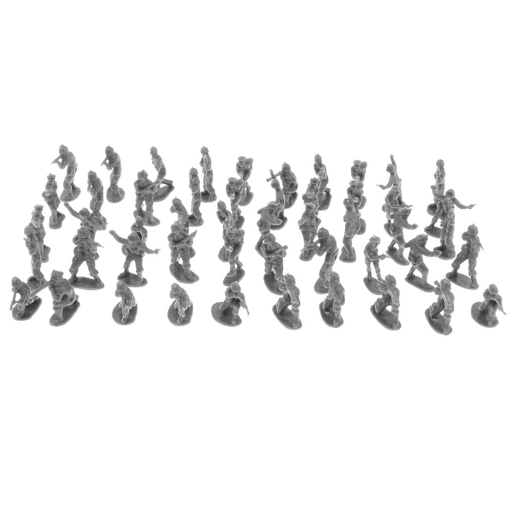 Black 100pcs/lots   Toy Soldiers   Model Playset ACCS 