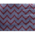 thumbnail image 4 of oneOone Georgette Viscose Fabric Chevron Ikat Printed Fabric 1 Yard 42 Inch Wide, 4 of 4