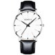 thumbnail image 2 of Reloj de cuarzo para mujer, relojes para parejas, relojes finos de moda para hombre y mujer, reloj de pulsera de cuarzo de malla de acero inoxidable para negocios., 2 of 2