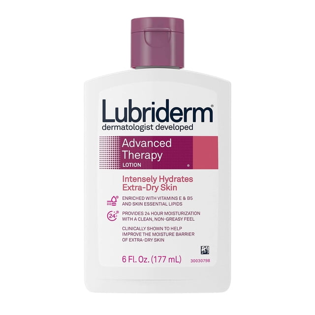 Loción hidratante Lubriderm Advanced Therapy 180 ml (paquete de 3)