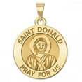 thumbnail image 2 of Picturesongold.Com Saint Donald Round Religious Medal Pandant - 1 inch Size of a Quarter - Sterling Silver, 2 of 2