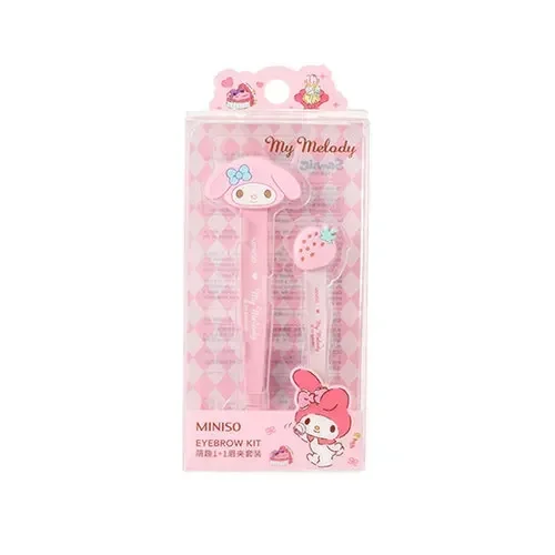Juego de clips de cejas para mujer YUBINGJIE modelo Sanrioed Anime My Melody Kuromi Cinnamoroll 10.5cm ABS