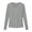 Gray, variant on Plcasen Long Sleeve Workout Tops for Women Protection Sun Shirts Dry Fit Athletic Running Gym Tshirt, V-Neck
