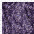 thumbnail image 4 of Soimoi Cotton Satin Spandex Purple Fabric By the Yard - 54 Inch Wide - Leaves Pattern Fabric - Botanical and Elegant Designs for Various Uses Printed Fabric, 4 of 6