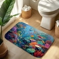 thumbnail image 6 of 1pc Colorful Underwater Absorbent Non-Slip Bathroom Thickened Flannel Rug Decor,Soft,Quick Drying,Suitable For Indoor/outdoor Use,Bathrooms,Bedrooms,Kitchens,Terrace,Laundry Rooms,16"x24", 6 of 7