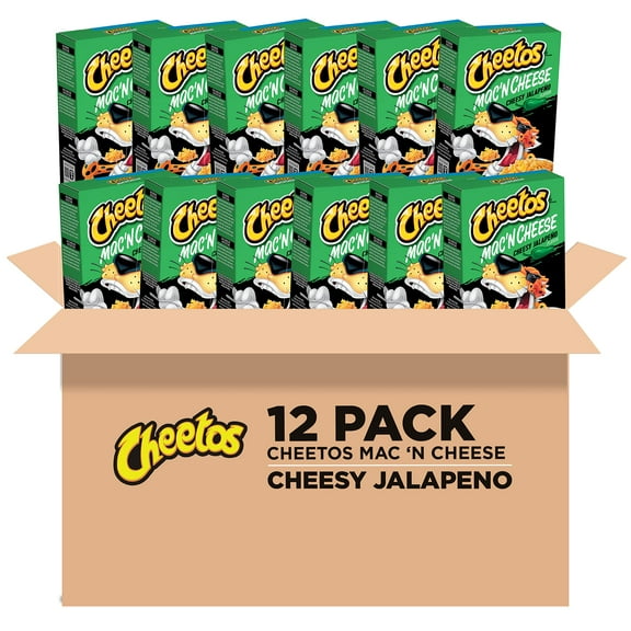 Cheetos Mac & Cheese Cheesy Jalapeno 5.7Oz Boxes (Pack Of 12)