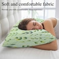 thumbnail image 5 of Green Leaves Pillow Covers, Linen Long Throw Pillow Case, Summer Botanical Farmhouse Leaf Holiday Pillow Protector Decorative Cushion Cover for Living Room/Bedroom 12" x 20", 5 of 8