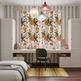 thumbnail image 6 of Curtains 84 Inches Long 2 Panels, Vintage Lemon Grommets Window Treatment Curtain, Pastoral Country Wildflower Floral Plant Thermal Curtains Drapes for Living Room/Bathroom, 6 of 9