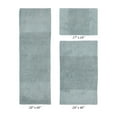 thumbnail image 5 of Better Trends 3 Piece Bathroom Rug Set, 100% Cotton, Extra Soft Tufted Bath Mat, Water Absorbent & Non Slip Bath Rug, (Blue) Granada Collection, 5 of 7