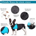 thumbnail image 4 of Windproof Dog Winter Jacket Waterproof Dog Coat Warm Dog Vest Cold Weather Pet Clothes for Small Medium Large Dogs(Red,L), 4 of 5
