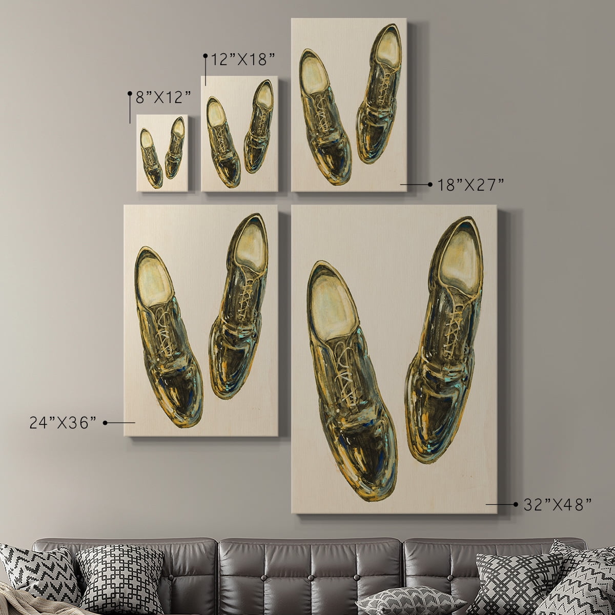 The Shoe Fits I V1 Premium Gallery Wrapped Canvas - Ready to Hang
