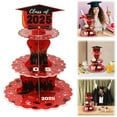 thumbnail image 1 of Graduation Cupcake Stands Graduation Hat Tiered Cupcake Display Holder For Graduation, 1 of 9