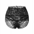 thumbnail image 3 of Sinhoon PLUS SIZE Women High Waist Sheer Lace Panties Knickers Thongs Underwear Gift, 3 of 4