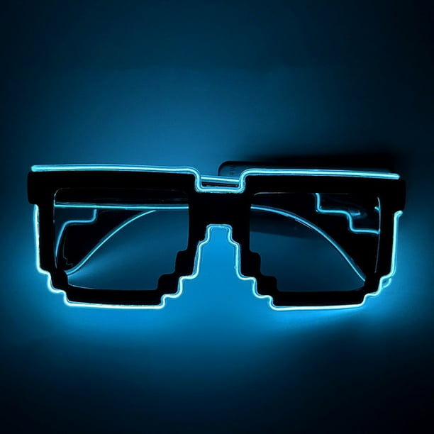 Xihbxyly Cosas Por Menos de 5 Dolares Gafas de Sol Luminosas con Led, Juguete de Estilo Genial.
