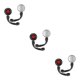 thumbnail image 3 of Greeniant Road Electric Bicycles Handlebar Mount Rearview 360°Adjustable View Part Reflector Rear Replacing Outdoor Mirrors Cycling Type1 NO1, 3 of 6