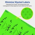 thumbnail image 5 of Avery Printable Oval Labels, Neon Green, 4.25" x 2.5", 60ct, 5 of 11