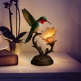 thumbnail image 5 of Floral Table Lamp with Hummingbird and Flower Base, Bedside Lamp for Bedroom Living Room Decor, Night Light for Home Office Nursery, Romantic Gift for Housewarming Birthday Wedding Anniversary, 5 of 7