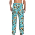 thumbnail image 2 of Bixox Men's Lovely Sea Otters Patterned Pajama Pants with Pockets Lounge Clothes for Home, 2 of 5