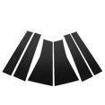 thumbnail image 2 of Window Pillar Posts Cover Trim Glossy Black PC Plastic B Pillar Post Decal Replacement for Mitsubishi ASX 2011 to 2020, 2 of 5