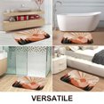 thumbnail image 5 of 1pc Mountain Landscape Absorbent Non-Slip Bathroom Thickened Flannel Rug Decor,Soft,Quick Drying,Suitable For Indoor/outdoor Use,Bathrooms,Bedrooms,Kitchens,Terrace,Laundry Rooms,16"x24", 5 of 9