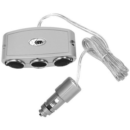 Custom Accessories 12-Volt Triple Socket Travel Adapter