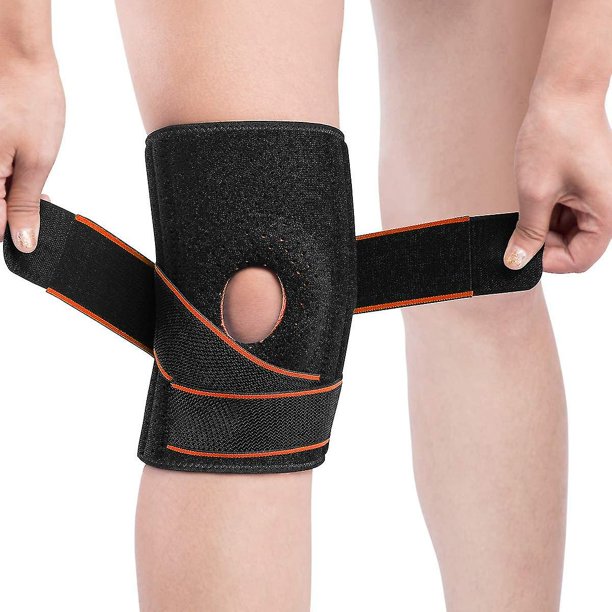 2024 Knee Brace Open-patella Gel Knee Brace With Adjustable And Breathable Side Stabilizers