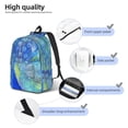 thumbnail image 5 of Balery Peacock Vintage Canvas Backpack for Men and Women - Large Capacity, Durable Travel Laptop Bag for School, Work, Hiking, and Outdoor Activities, 5 of 7