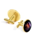 thumbnail image 3 of Jellyfish Stylish Stainless Steel Cufflinks for Dress Shirts - for Formal Occasions, 3 of 6