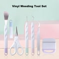 thumbnail image 2 of 1 Set Vinyl Weeding Set Non-slip Comfortable Grip ABS Scissors Scraper Spatula Craft Vinyl Tools Handicraft Accessories, 2 of 10