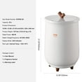 thumbnail image 2 of VEVOR Towel Warmer Bucket, 20L Towel Heater with 4-Level Timer, 3 Heat Settings, Auto Shut Off, Towel Warmer for Towels, Bathrobes, Blankets, Pajama, 2 of 9
