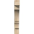 thumbnail image 4 of Ekena Millwork 3 1/2"W x 20"D x 24"H Balboa Block Smooth Bracket, Douglas Fir, 4 of 25