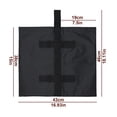 thumbnail image 2 of Black Canopy Weights Gazebo Tent Sand Bags 8pcs-Pack, 2 of 10
