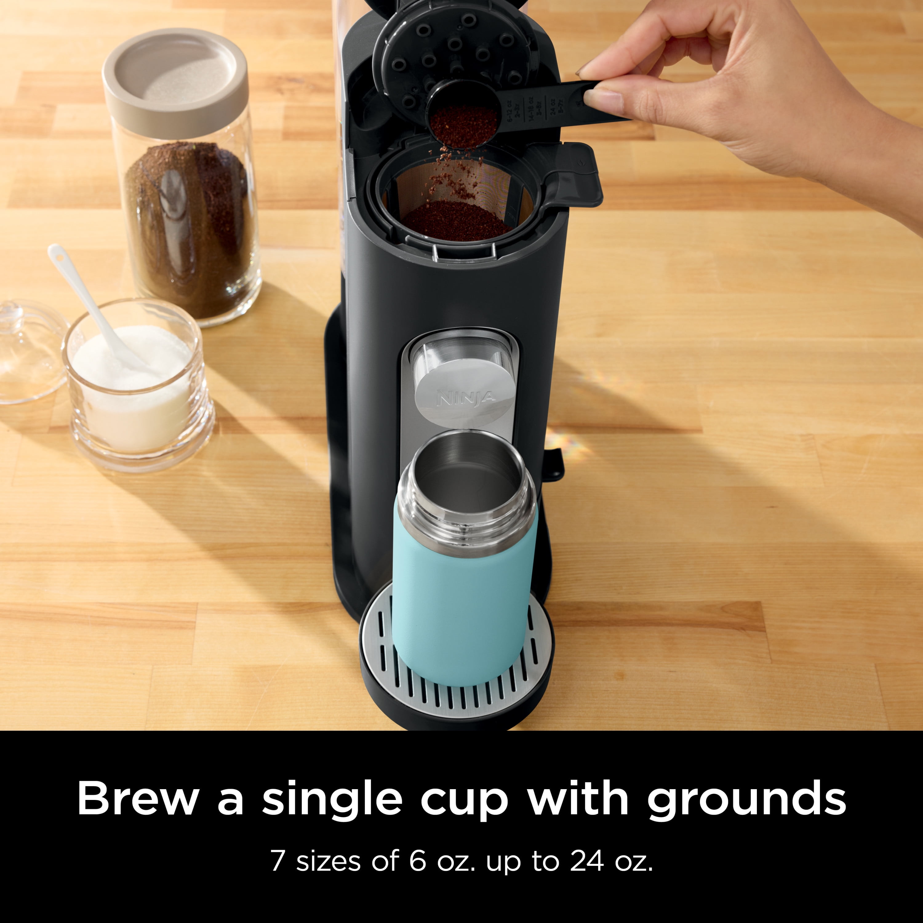 NEW! At Walmart Ninja Pods & Grounds Single Serve K-Cup Iced Coffee Maker  PB040 Review 