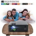 thumbnail image 3 of Living Enrichment Mini Projector, 1080P HD Supported Portable Video Projector, 7000 Lumen 50,000 Hours, 3 of 4