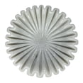 thumbnail image 5 of Creative Co-Op Round Marble Pleated Dish, White, 5 of 5