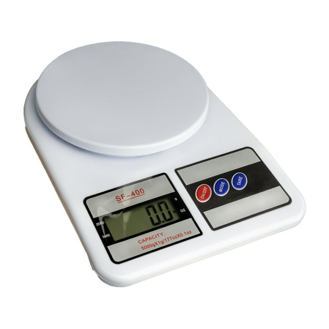 Báscula de Cocina Digital Alta Precisión ilios innova 0.1/5 kg blanca