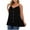 Black^, variant on Jjayotai Plus Size Tank Tops for Womens, V Neck T Shirts, Casual Sleeveless Tops and Blouses, Cute Clothes, Loose Fit Tunics, Summer Buttons Cami Adjustable Strap Tank Top 2025 Black^ XXL