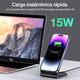 thumbnail image 2 of Cargador inalámbrico 15W BLOOSOM para iPhone 11/12/13/14/15 y otros dispositivos Negro, 2 of 4